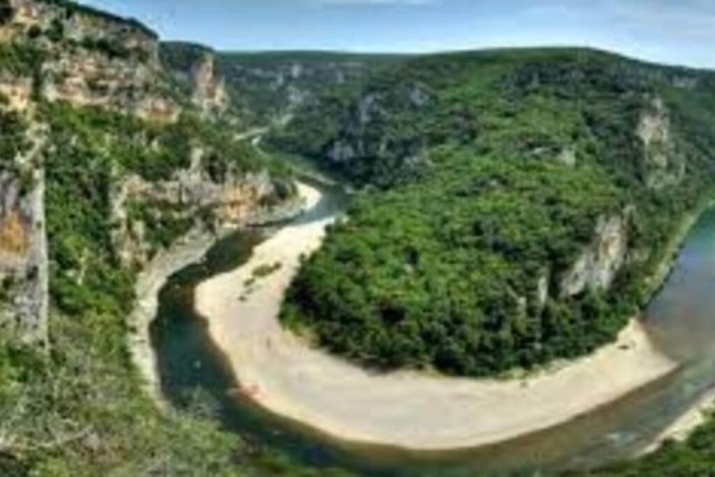 Willa La O'Liso Gorges De L'Ardeche Salavas Zewnętrze zdjęcie