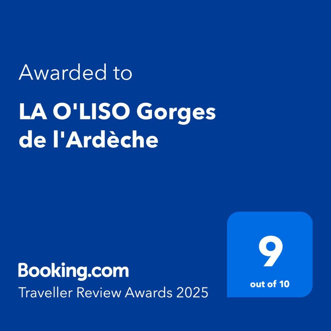 Willa La O'Liso Gorges De L'Ardeche Salavas Zewnętrze zdjęcie